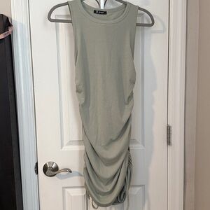 Sleek Sleeveless Ruched Dress